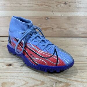 Kylian Mbappé Nike Mercurial Superfly 8 Academy TURF Youth 3 Flames DB0935-506